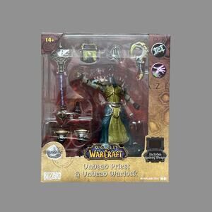World of Warcraft 6In McFarlane Toys WV1 Undead: PriestWarlock NWT